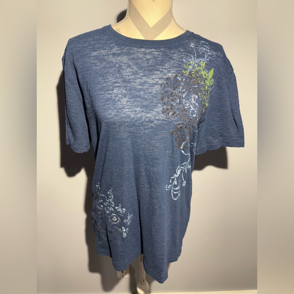 Express Blue Green Relaxed T-Shirt